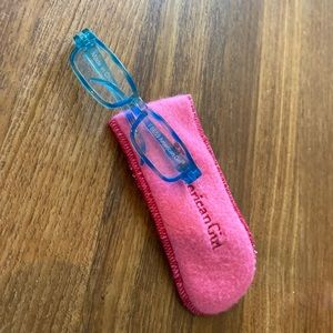 AMERICAN GIRL DOLL GLASSES WITH CASE